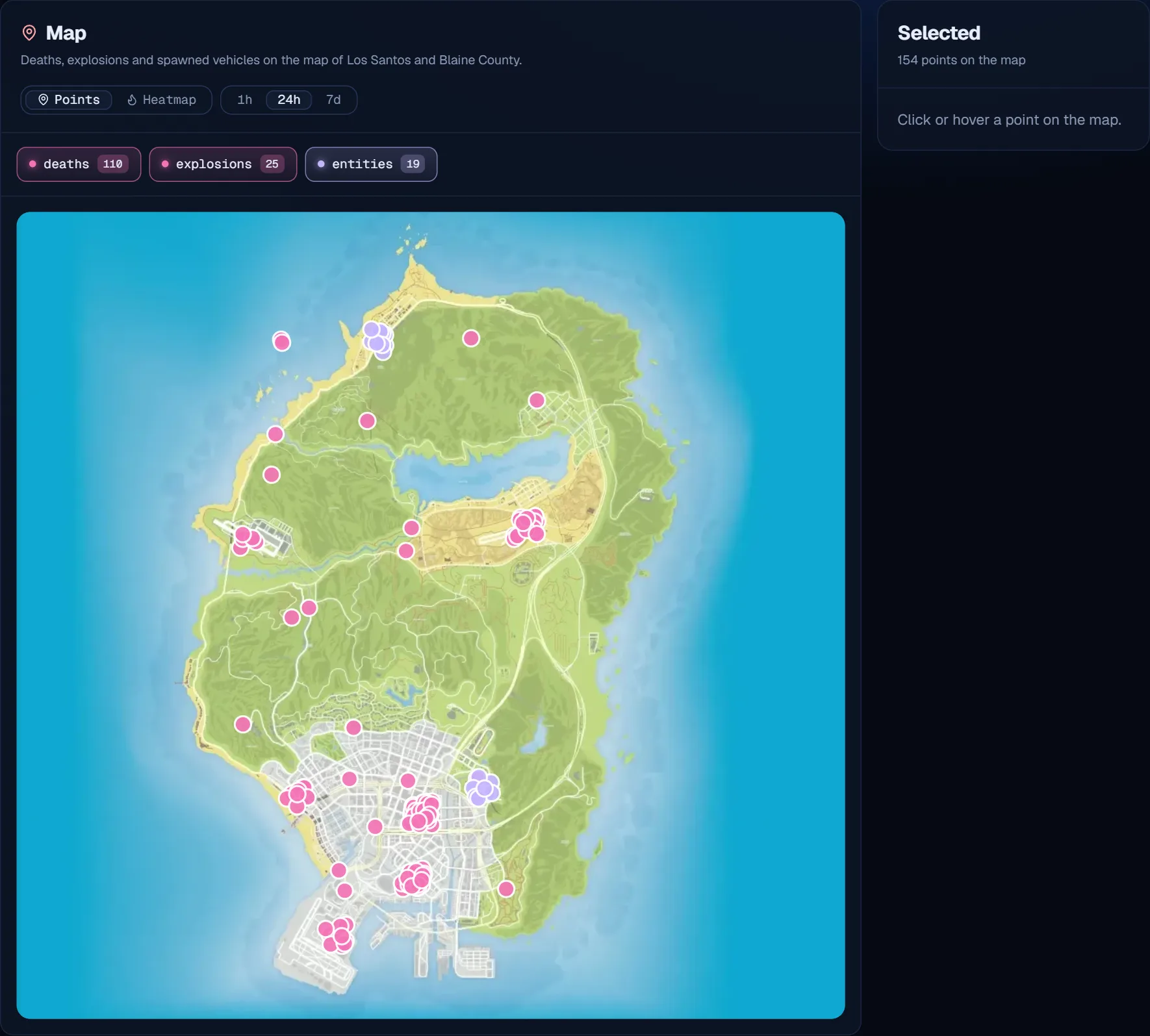 New: the real GTA V map with your logs on it
